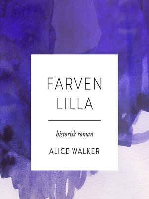 cover image of Farven lilla